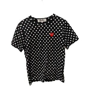 Comme Des Garcons Play Polka Dots T-shirt Men's Size M